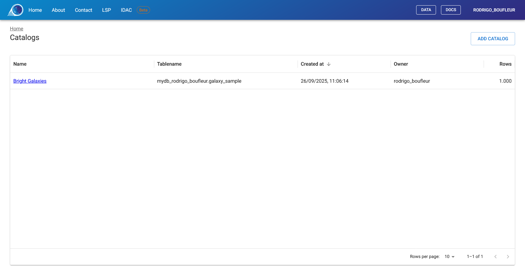 Target Viewer home page